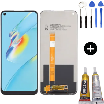 TE Oppo A55 2021 OLED Lcd Dokunmatik Ekran + Montaj Seti