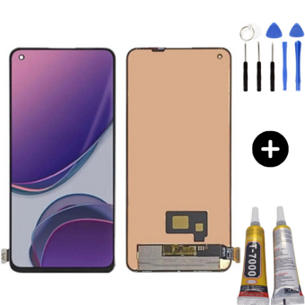 Oneplus 8T Uyumlu OLED Lcd Ekran Dokunmatik + Montaj Seti