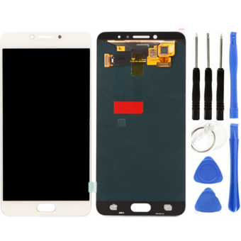 TE Samsung C7 Pro C7010 Uyumlu Lcd Ekran Servis Beyaz