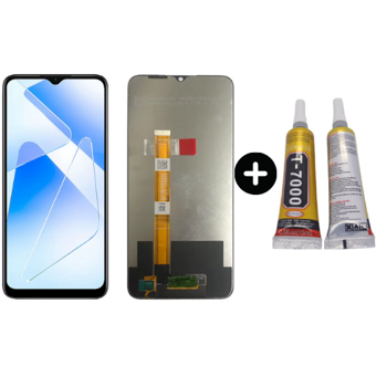 TE Oppo A55 2021 5G A Kalite Lcd Dokunmatik Ekran + B7000