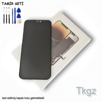 Tkgz iPhone 13 PRO MAX Lcd Ekran Dokunmatik SERVİCE Kaliteli LCD + TAMİR SETİ