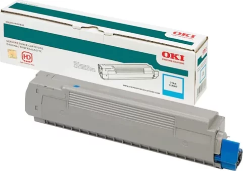 Oki Mc873-Mc883 10.000 Sayfa Kapasiteli Cyan Mavi Toner 45862816