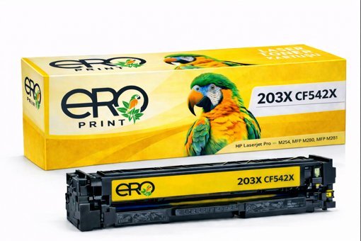 HP CF542X - 203X | HP M280 Sarı Muadil Toner