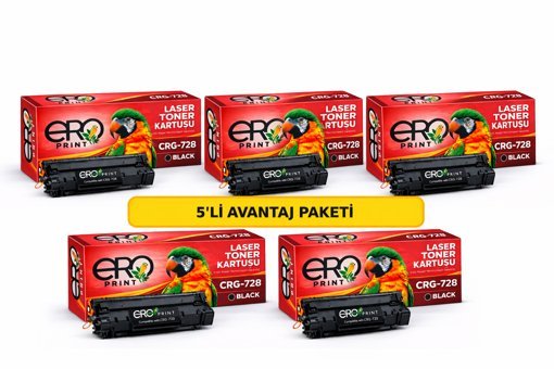 Canon MF-4580dn Muadil Toner - 5'li Avantaj Paket