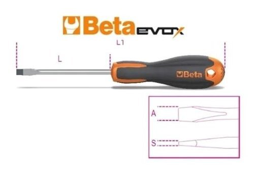Beta Düz Tornavida 1201E 10X200