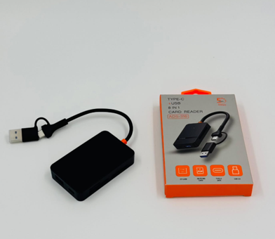 ZR783 Ads-316 Type-C + Usb 8 İn 1 Card Reader 5Gbps
