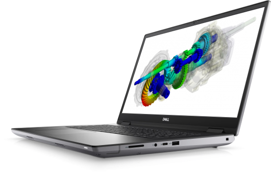Dell Precision 7770 XCTOP7770EMEA VP2 Harici RTX A4500 Ekran Kartlı Intel Core i9 12950HX 32 GB Ram DDR5 512 GB SSD 17.3 inç FHD Windows 10 Pro Laptop