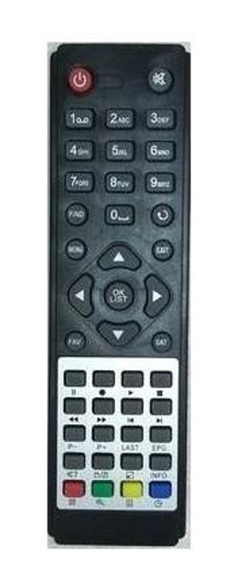 Bolsat Kumanda 1680-WELLBOX,XBOX,SUPERMAX - Siyah