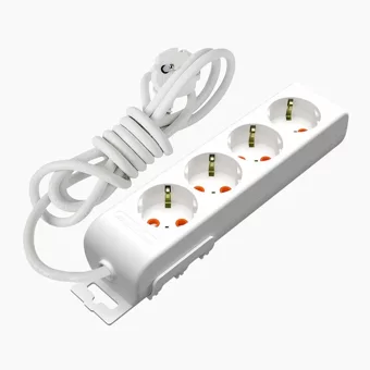 Mutlusan Dörtlü 3m Uzatma Kablosu