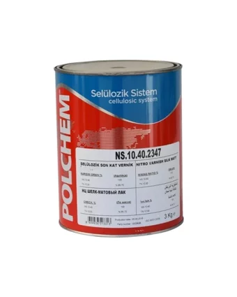 Polchem Selülozik İpek Mat Vernik 3Kg