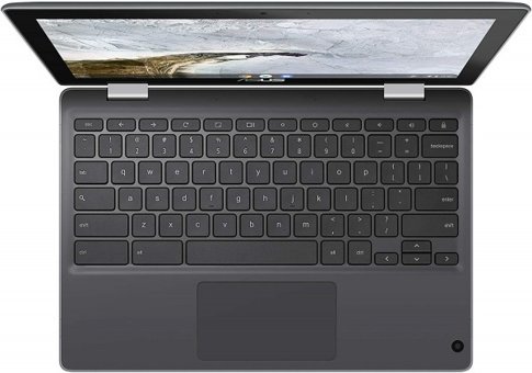 Asus ChromeBook Flip C214 C214MA BU0316 Paylaşımlı Ekran Kartlı Intel Celeron N4020 4 GB Ram 11.6 inç HD Chrome OS 2'si 1 Arada Dokunmatik Laptop