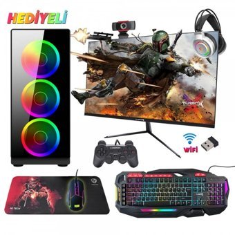 Turbox Tx270 (ATM00000522) Harici GeForce GT 740 Ekran Kartlı Intel Core i5 3470 16 GB DDR3 256 GB SSD 23.8 inç FHD FreeDos All In One Oyuncu Bilgisiyarı
