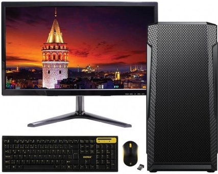 Turbox Tx381 ATM900018 Paylaşımlı Ekran Kartlı Intel Core i5-650 8 GB Ram DDR3 256 GB SSD Tower FreeDos Masaüstü Bilgisayar