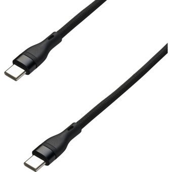 Bast Apple iPhone Hızlı Şarj Kablosu Type-C - Type-C - C-C - Siyah