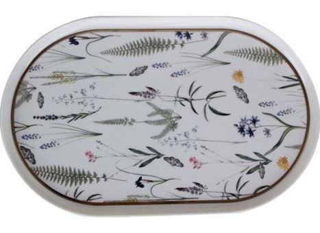 Porland Botanical Kayık Tabak 32Cm