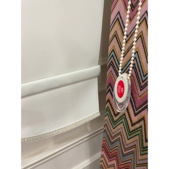 Brillant Düz Polyester (Etek Dilimli) Stor Perde - 170 x 240 cm - Krem