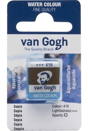 Van Gogh Tablet Sulu Boya Sepia