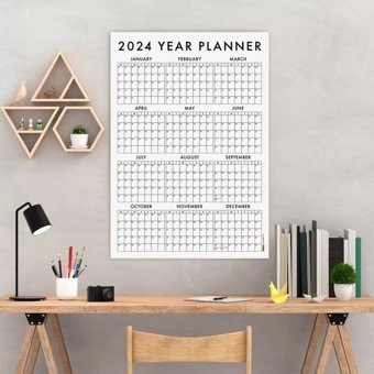 2026 Yıllık Planlayıcı Duvar Takvimi, 2026 Takvim - 35x50cm Boyut