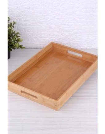 Marsilyan 40*30 Bambu Tepsi ROYALEKS-TPS4030 - Renkli - 1