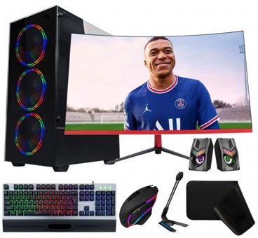 Ramtech Fullforce FF91 Harici GeForce GTX 1650 Ekran Kartlı Intel Core i5 4570 8 GB DDR4 256 GB SSD 27 inç Curved Panel FreeDos All In One Oyuncu Bilgisiyarı