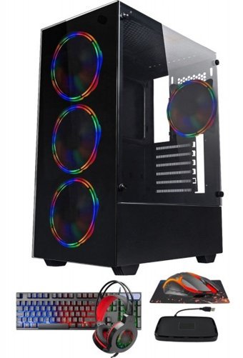 Ramtech Fullforce FF101 Harici GeForce GTX 1050 Ti Ekran Kartlı Intel Core i3 10100 16 GB DDR4 512 GB SSD FreeDos Masaüstü Oyuncu Bilgisiyarı
