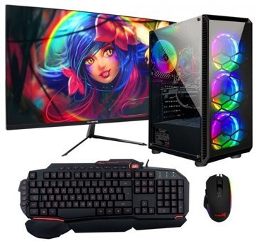 Turbox Tx401 (ATM900053) Harici Radeon R7 240 Ekran Kartlı Intel Core i5 2400 8 GB DDR3 256 GB SSD 23.6 inç FHD FreeDos All In One Oyuncu Bilgisiyarı