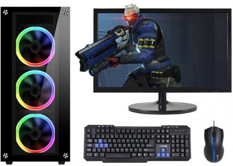 Turbox Tx392 (ATM900042) Harici GeForce GT 740 Ekran Kartlı Intel Core i3 530 4 GB DDR3 128 GB SSD 19.5 inç LED Panel HD+ FreeDos All In One Oyuncu Bilgisiyarı
