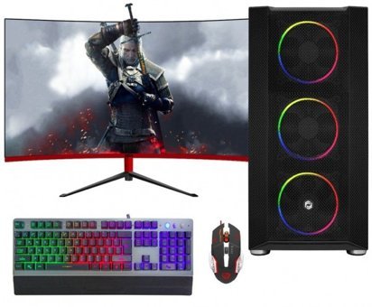 Dragos DRx50 (ATM00000059) Harici Radeon RX 550 Ekran Kartlı Intel Core i5 10400F 16 GB DDR4 512 GB SSD 23.6 inç LED Panel FreeDos All In One Oyuncu Bilgisiyarı