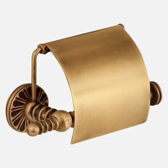 Kare Otantik Kapaklı Tuvalet Kağıtlığı