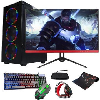 Ramtech Fullforce FF98 Harici GeForce GTX 1650 Ekran Kartlı Intel Core i5 10400F 16 GB DDR4 500 GB SSD 23.8 inç Curved Panel FreeDos All In One Oyuncu Bilgisiyarı