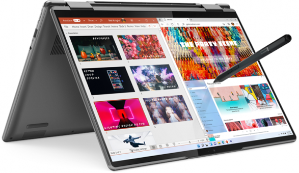 Lenovo Yoga 7 82QF006GTX Paylaşımlı Ekran Kartlı AMD Ryzen 7 6800U 16 GB Ram LPDDR5 512 GB SSD 14.0 inç 2.2K Windows 11 Home 2'si 1 Arada Dokunmatik Laptop
