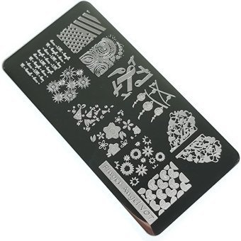 Aba Nails Nail Art Stamping Baskı Plakası VV07