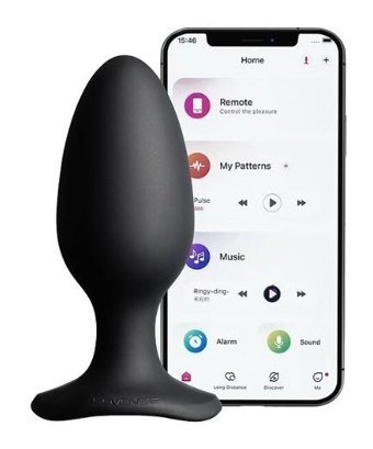 Lovense Hush 2 Akıllı Telefon Kontrollü 2.25 Inch Anal Plug