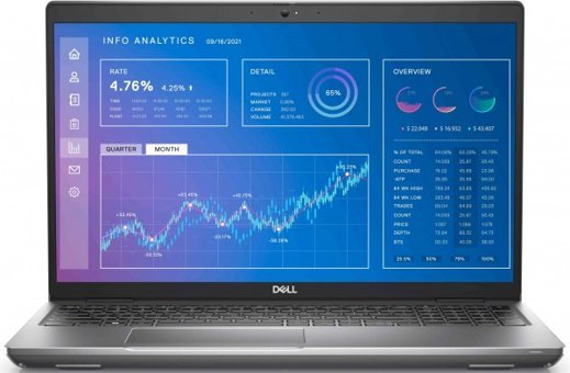 Dell Precision 3571 XCTOP3571EMEA VP 1 Harici T600 Ekran Kartlı Intel Core i7 12800H 8 GB Ram DDR5 512 GB SSD 15.6 inç FHD Windows 11 Pro Laptop