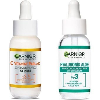 CetKing C Vitamini Serum + Hyaluronik Aloe Serum Seti