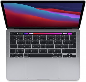 Apple MacBook Pro M1 Çip MYD82TU/A 8 Çekirdekli GPU 8 GB Ram 256 GB SSD 13.3 inç QHD+ macOS Big Sur Ultrabook Laptop