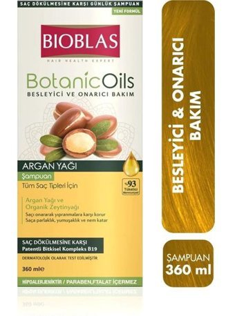 2 Adet Bioblas Botanic Argan Yağı 360 ml