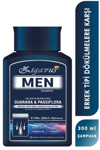 Zigavus Men Dökülme Karşıtı Şampuan 300 ml