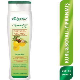 Zigavus Organik Marula Şampuanı 250 ml - Kuru & Boyalı, Yıpranmış Saçlara Özel