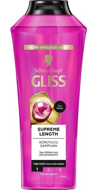 Gliss Supreme Length Şampuan 400 ml 4 Adet
