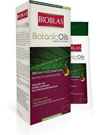 3 Adet Bioblas Şampuan Botanic Oils 360 ml Isırgan Yağı