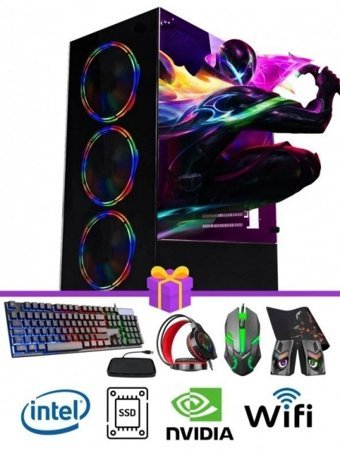 Ramtech Fullforce FF107 Harici GeForce GTX 1050 Ti Ekran Kartlı Intel Xeon X5670 32 GB Ram 256 GB SSD FreeDos Masaüstü Bilgisayar