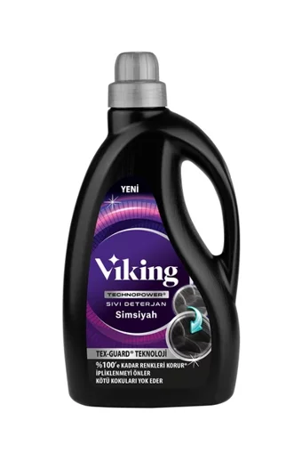 Viking Technopower Sıvı Çamaşır Deterjanı Siyahlar 2.7 Lt 1 Adet