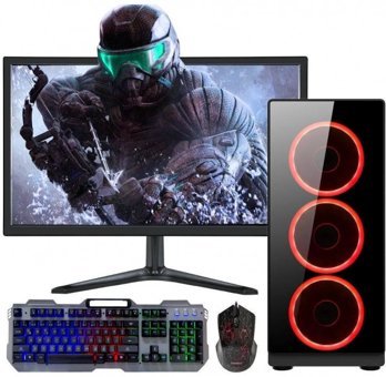 Turbox Tx719 (ATM9921473) Harici GeForce GTX 1050 Ti Ekran Kartlı Intel Core i7 2600 16 GB DDR3 128 GB SSD 23.8 inç LED Panel FHD FreeDos All In One Oyuncu Bilgisiyarı