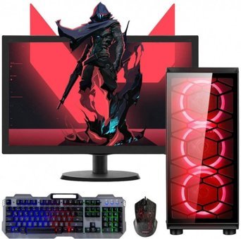 Turbox Tx34 (ATM00000075) Harici Radeon R7 240 Ekran Kartlı Intel Core i5 750 8 GB DDR3 256 GB SSD 21.5 inç LED Panel FHD FreeDos All In One Oyuncu Bilgisiyarı