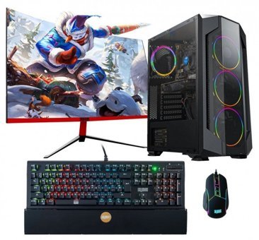 Dragos DRx711 (ATM00000941) Harici GeForce GTX 1050 Ti Ekran Kartlı AMD Ryzen 5 5600X 8 GB DDR4 256 GB SSD 27 inç Curved Panel FHD FreeDos All In One Oyuncu Bilgisiyarı