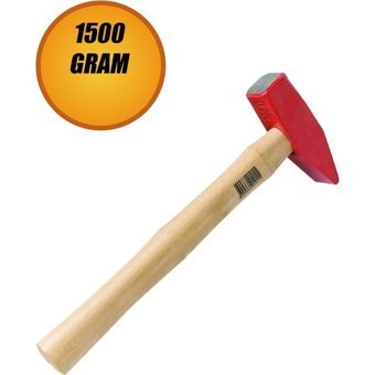Nublado Ahşap Saplı Çekiç 1500 Gram - Standart - Kırmızı