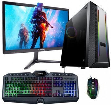 Turbox Tx170 (ATM00000314) Harici GeForce GT 730 Ekran Kartlı Intel Core i7 860 8 GB DDR3 256 GB SSD 21.5 inç LED Panel FHD FreeDos All In One Oyuncu Bilgisiyarı