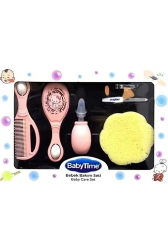 Babytime Bebek Bakım Seti Bt512 -Pembe