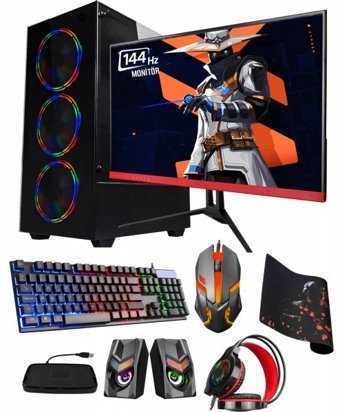 Ramtech Fullforce FF104 Harici GeForce GTX 1650 Ekran Kartlı Intel Core i3 10100 16 GB DDR4 512 GB SSD 23.8 inç Curved Panel FreeDos All In One Oyuncu Bilgisiyarı